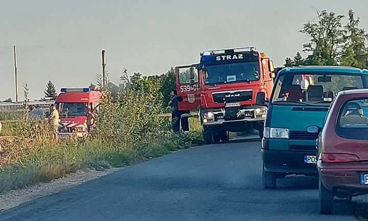 Pożar kombajnu