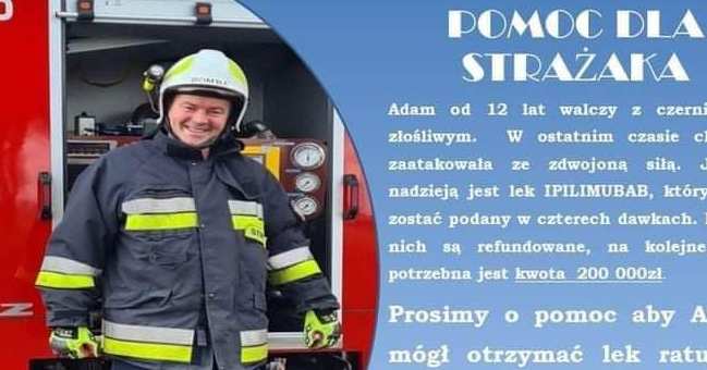 Świetna wiadomość dot. leczenia strażaka z OSP