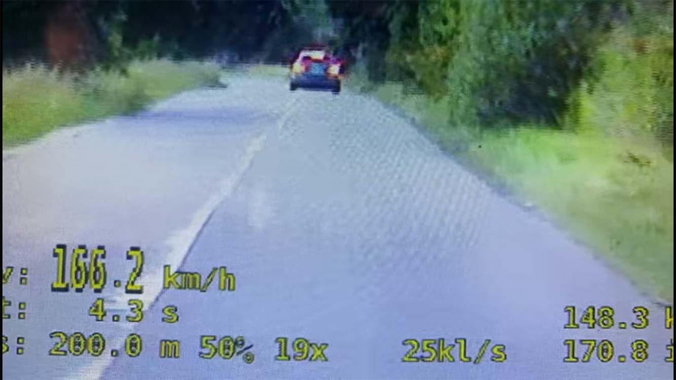Pędził 166 km/h w zabudowanym (wideo)