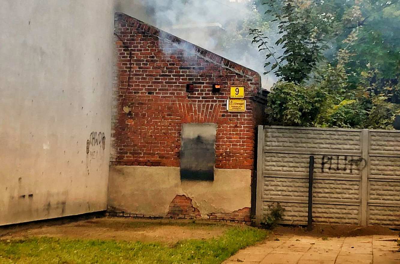 Pożar pustostanu przy Placu 23 stycznia