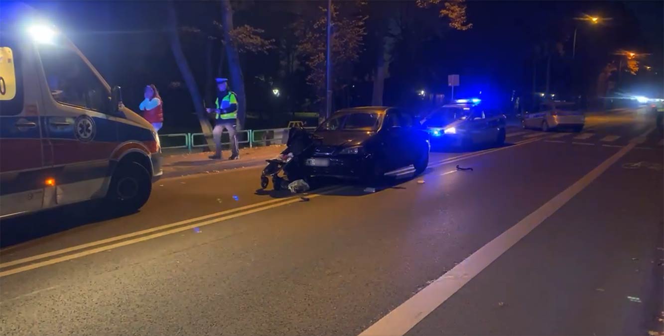 Syn policjanta wjechał w kobietę z wózkiem dziecięcym