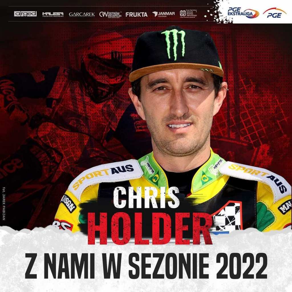 Chris Holder zawodnikiem TŻ OSTROVIA