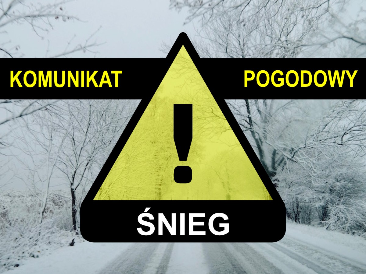 Ostrzeżenie pogodowe – 28 listopada (niedziela)