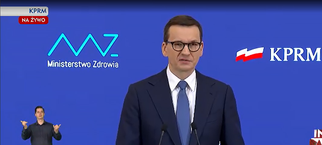 Morawiecki informuje o początku 5. fali. Wdraża ułatwienia dla obywateli