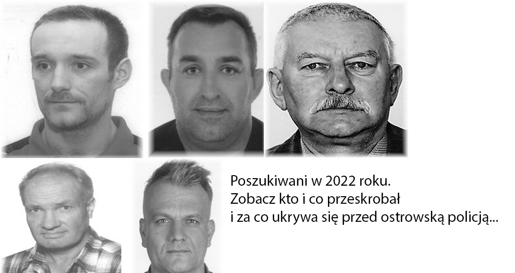 Poszukiwani w styczniu 2022 przez policję