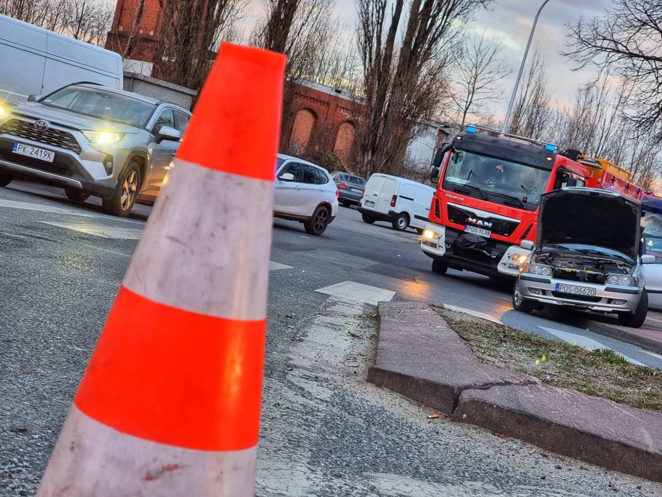 Ukradli strażakom słupki
