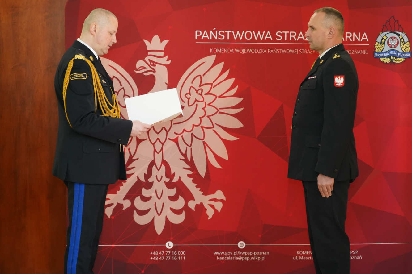 Nowy komendant straży pożarnej
