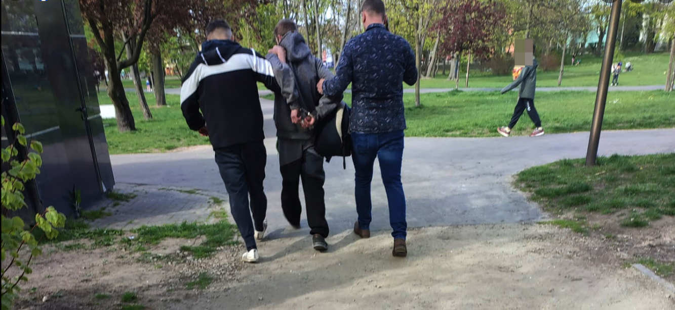 Zatrzymali pedofila w Parku Miejskim (wideo)