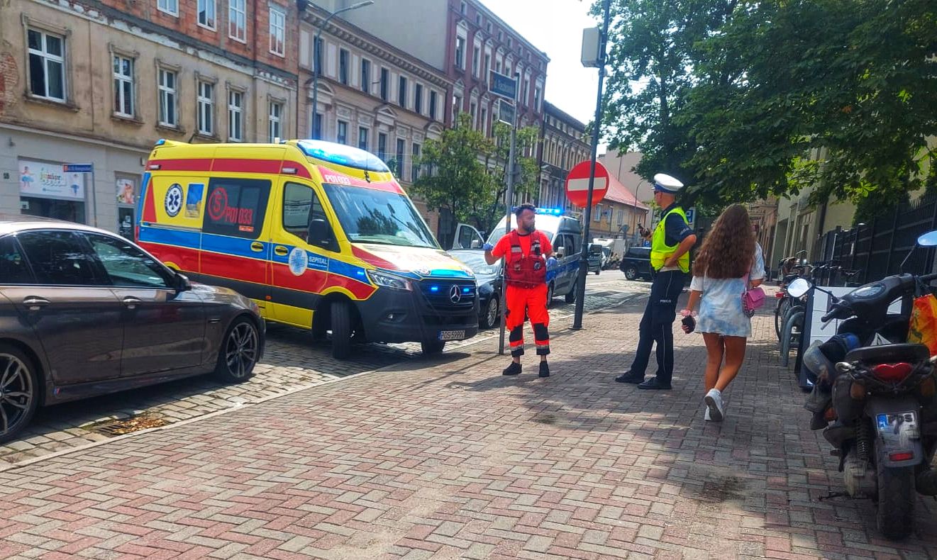 Dwa zdarzenia z jednośladami. W akcji m. in. BMW i hulajnoga