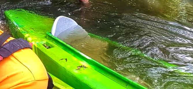 Wypadek na spływie kajakowym