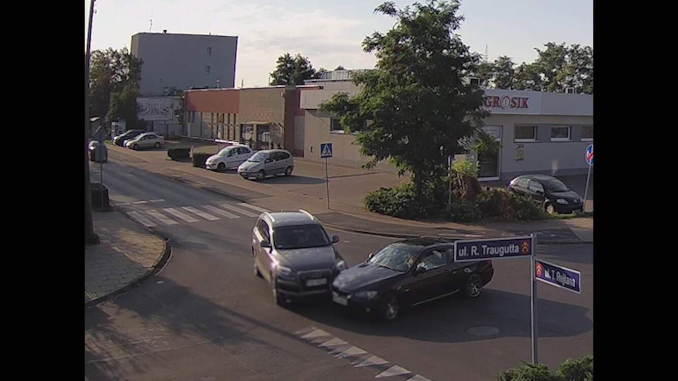 Kolizja Rejtana – Gorzycka – Traugutta (BMW i Audi)