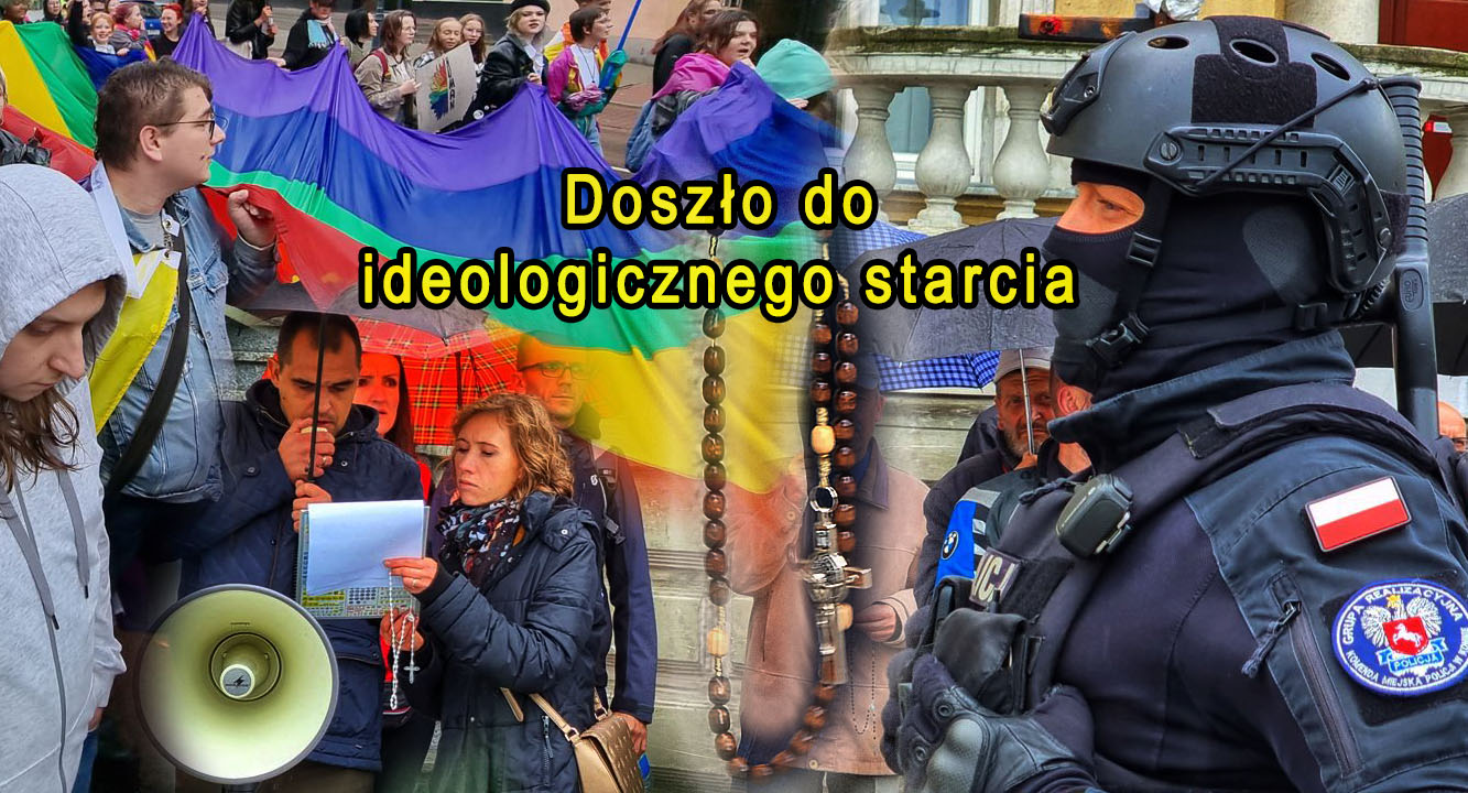 Różańcem próbowali zatrzymać Marsz LGBT (ZDJĘCIA i WIDEO)