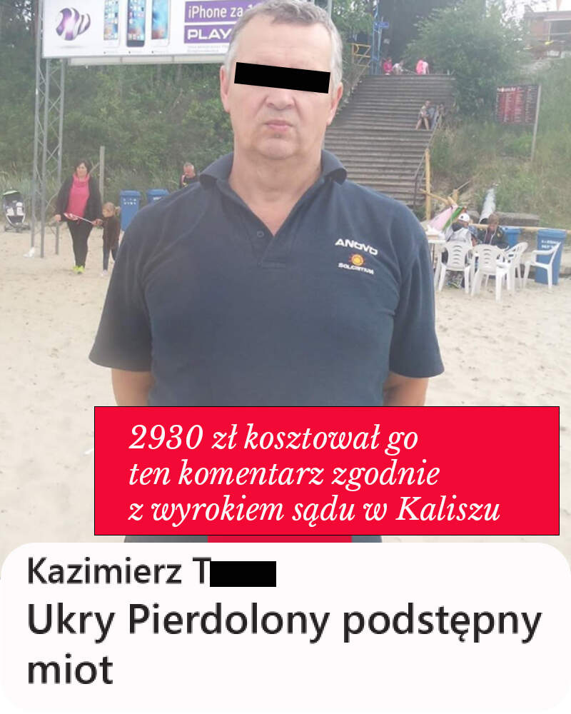 Sąd skazał internautę za komentarz przeciwko Ukraińcom