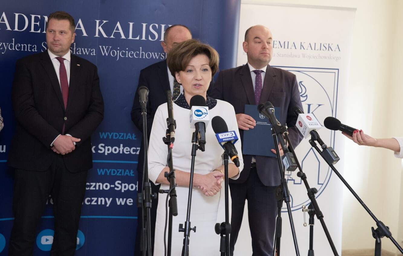 W Kaliszu ma powstać uniwersytet z wydziałem lekarskim. Co tam robiła minister Maląg?