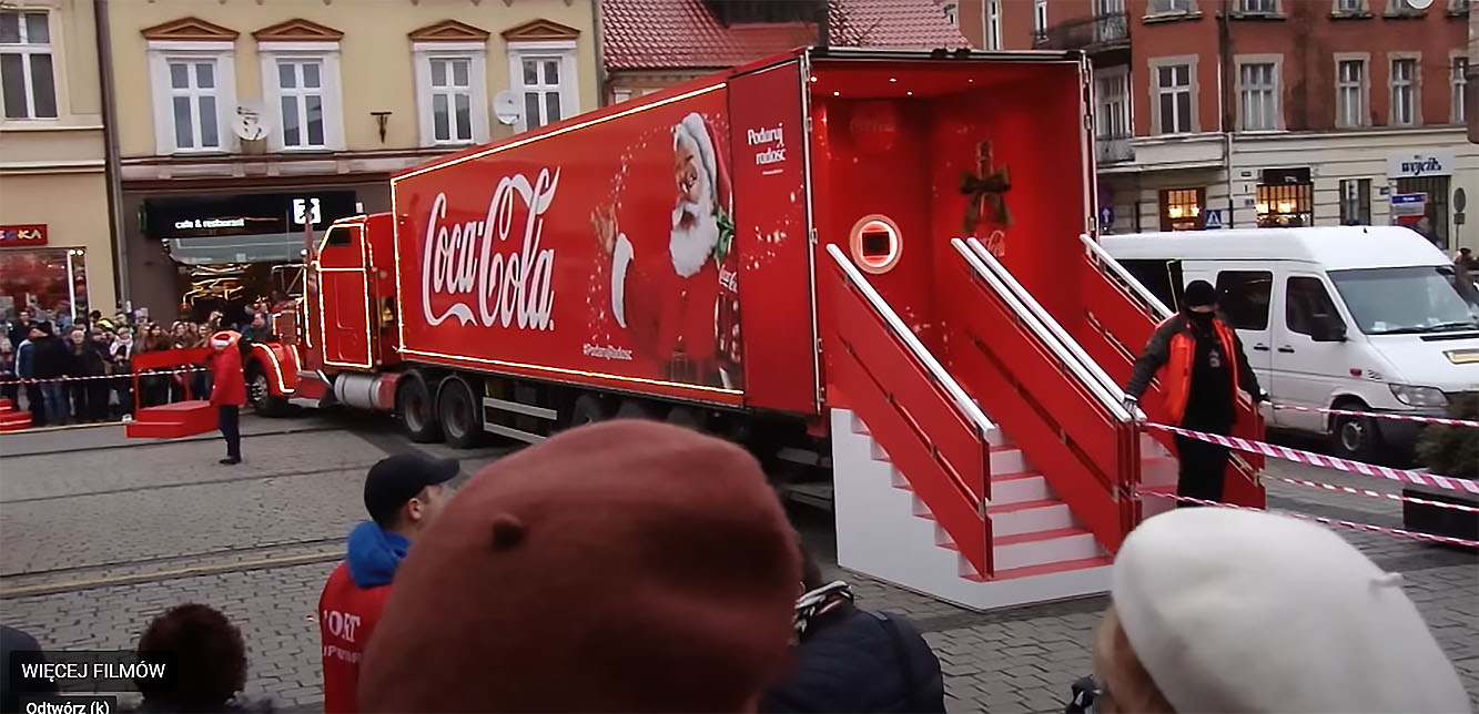 Ciężarówka coca-coli przyjedzie do Ostrowa (WIDEO)