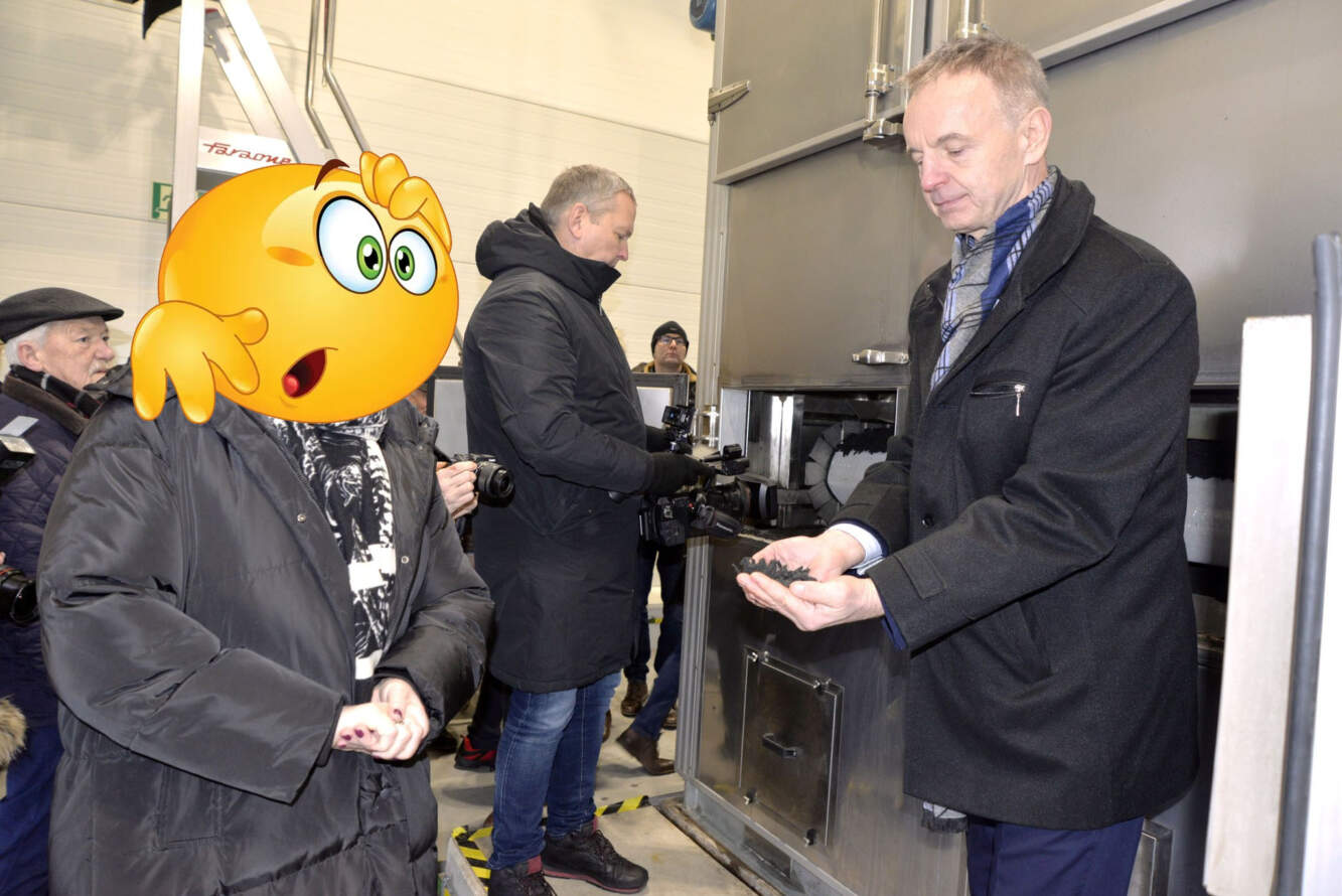 To powstało z odchodów! Mina pani prezydent mówi wszystko