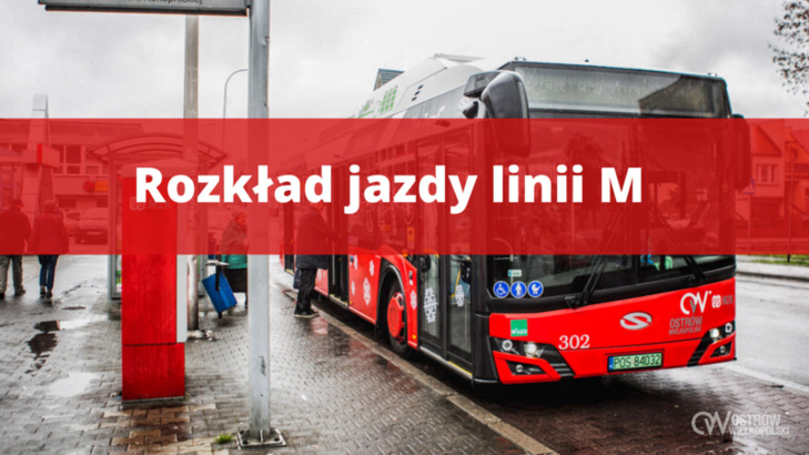 Nowy rozkład jazdy linii M