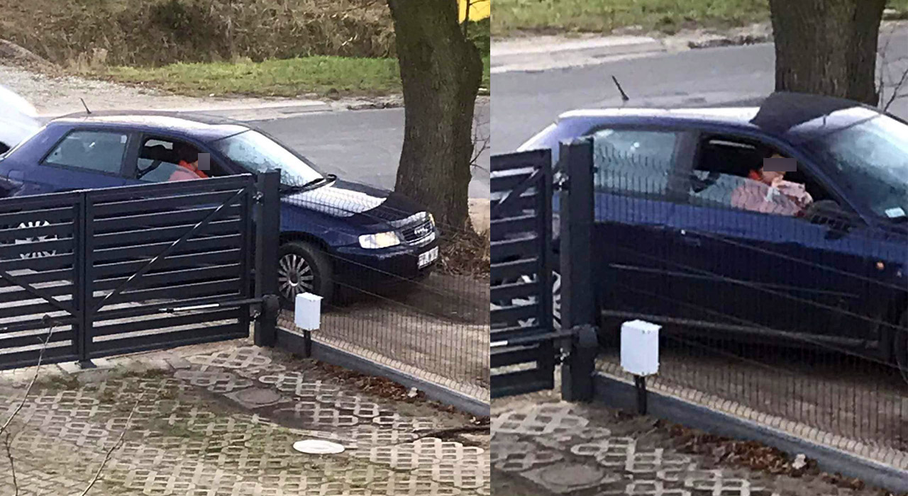 Mieszkańcy ostrzegają się przed tym autem, z którego fotografowane są domy