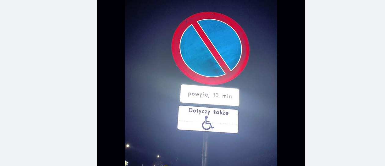 Spór w centrum o parkowanie z niepełnosprawnym