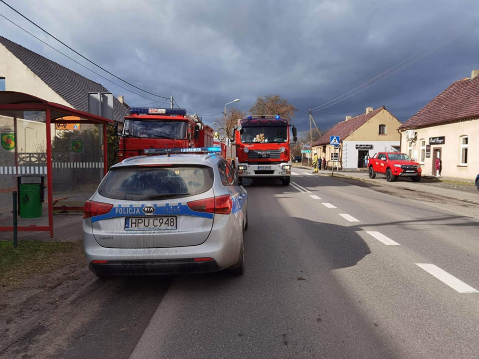 Pożar domu. Policja sprawdzała czy doszło do celowego podpalenia