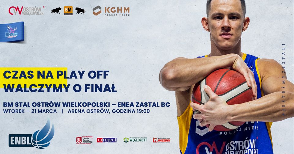 Ćwierćfinał play off ligi europejskiej ENBL. Mecz numer 2. BM Stal Ostrów Wielkopolski – Enea Zastal