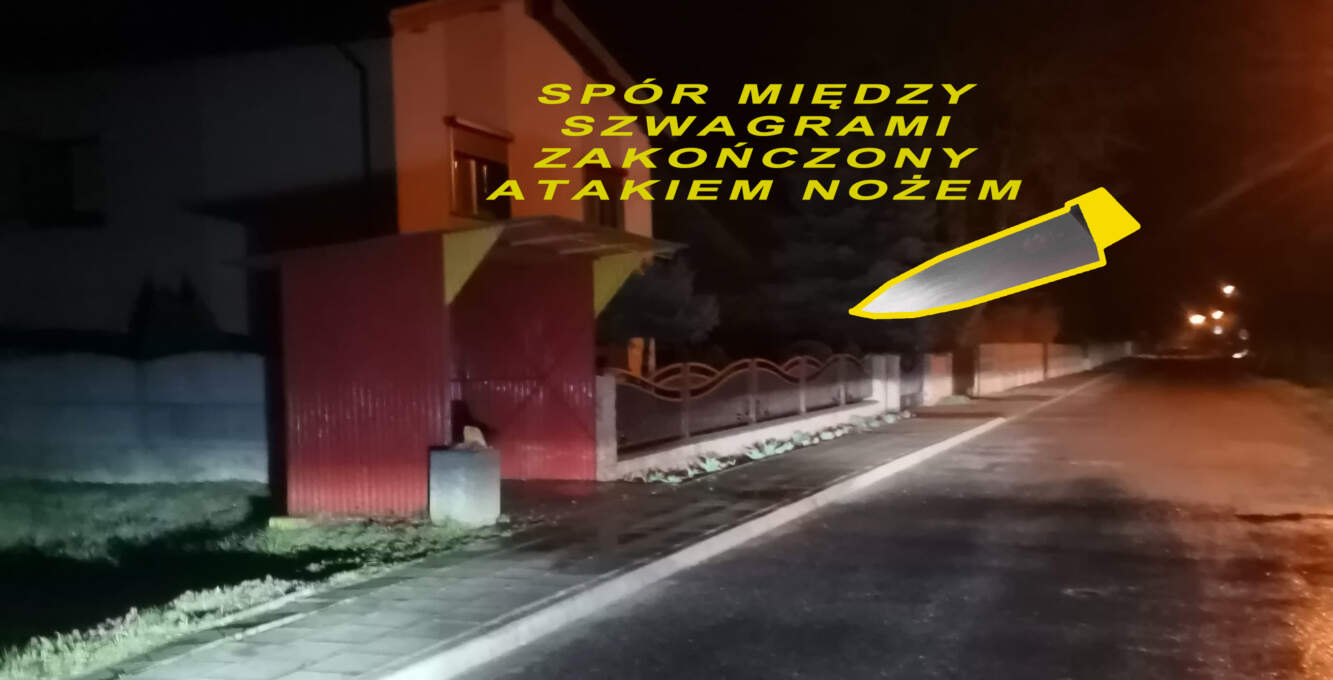 Kłótnia szwagrów zakończona poważnym urazem