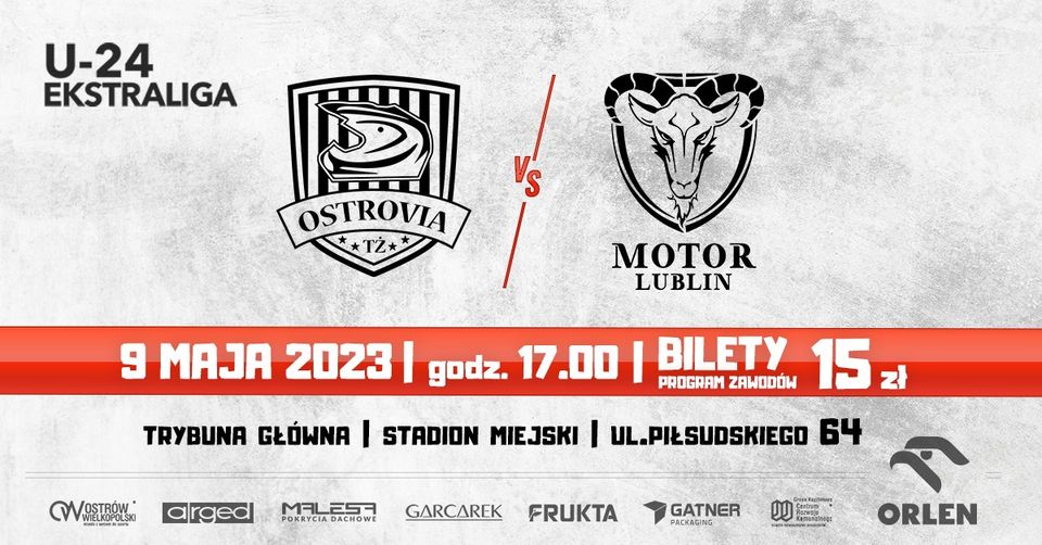 U24 Ekstraliga: ARGED MALESA Ostrów Wlkp. – Motor Lublin