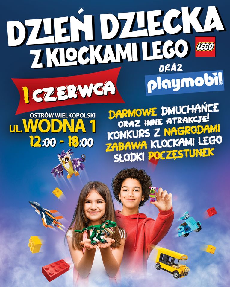 Dzień Dziecka z klockami LEGO i Playmobil