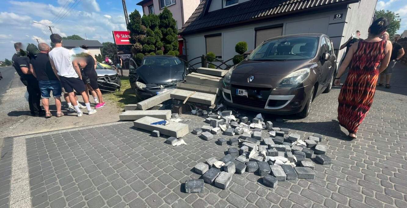 Chęć wizyty w sklepie zakończona dość spektakularnie