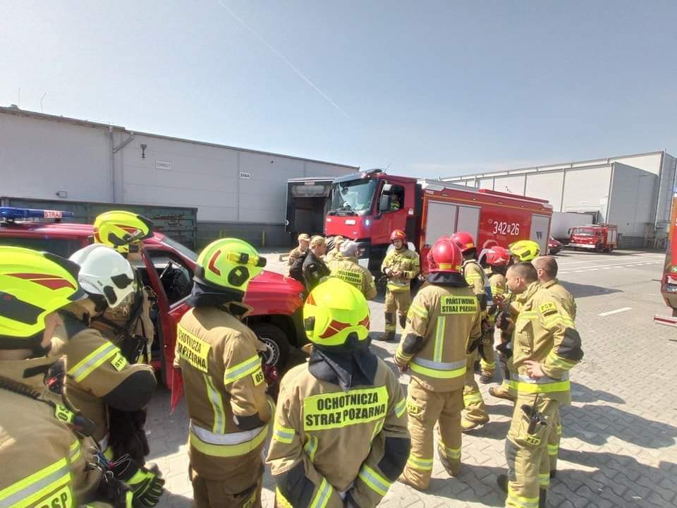 Pożar w firmie Correct