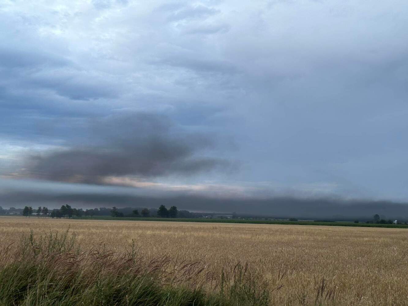 Pożar opon w byłej cegielni