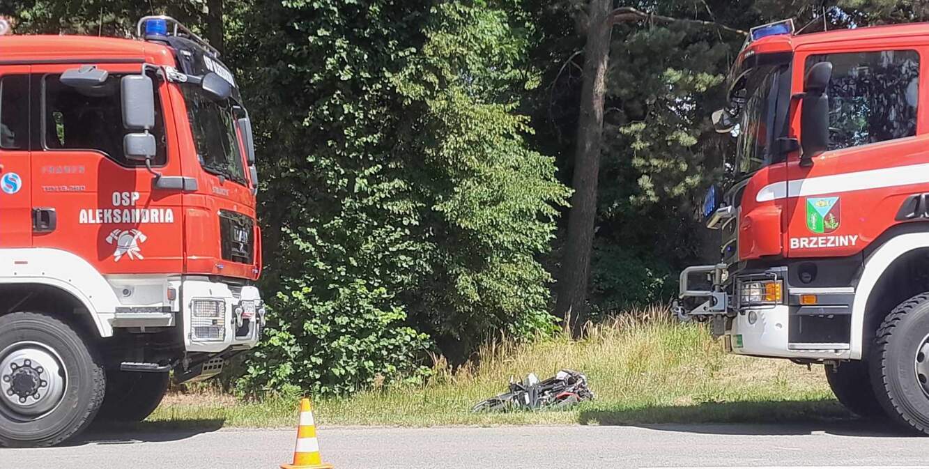 17-latek rozbił się na motocyklu. Nie miał uprawnień