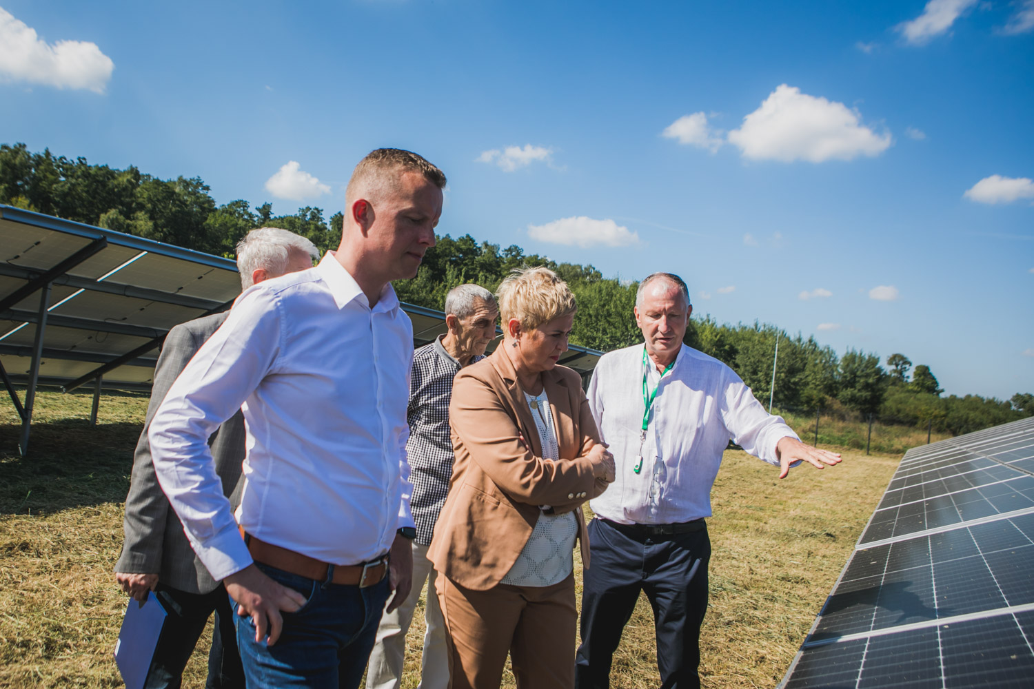 Fotowoltaika koło ścieków