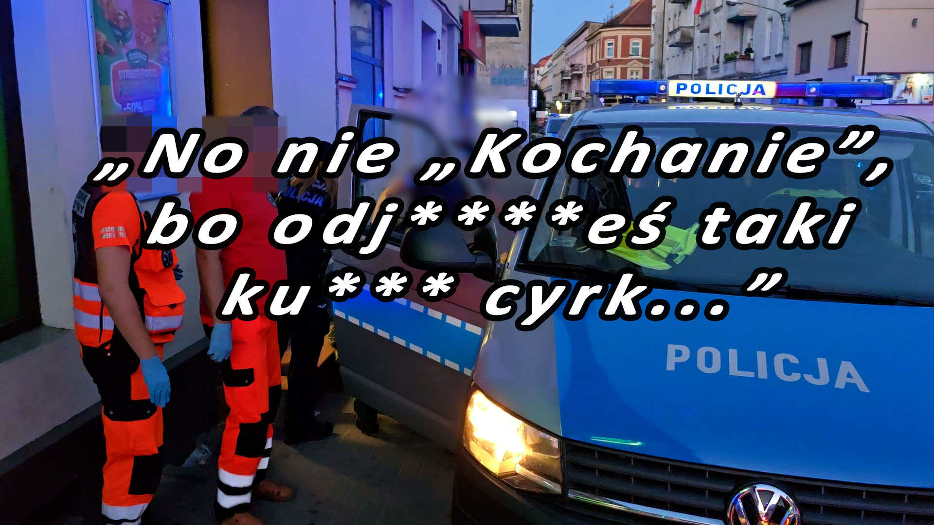 Gruba akcja koło Żabki (ZDJĘCIA i WIDEO)