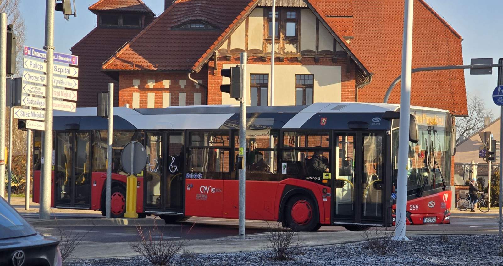 Wjazd na Dworcową był zablokowany prawie 2 godziny
