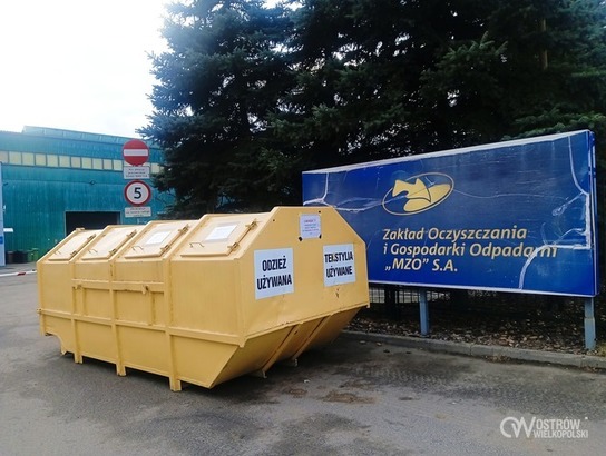 Specjalne kontenery na odzież