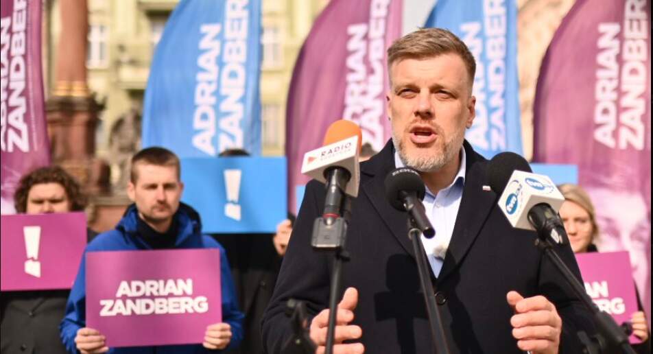 Adrian Zandberg odwiedzi Ostrów. To kolejny kandydat na Prezydenta RP