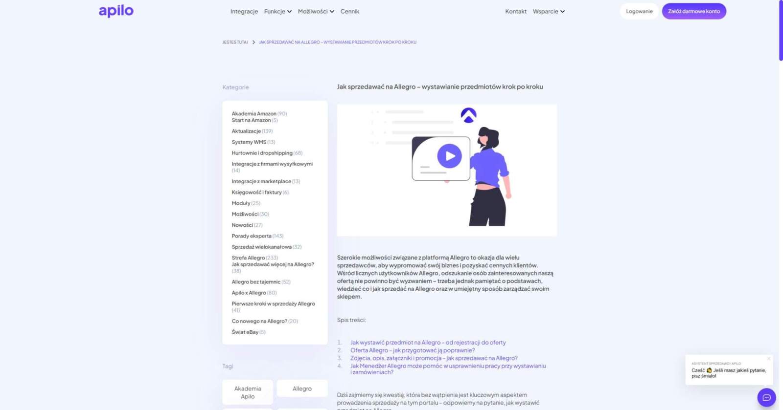 Apilo – Jak optymalizować ofertę i sprzedać na Allegro?