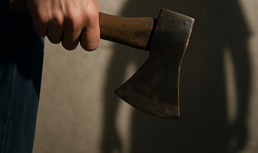 Groza z siekierą w ręku! Chciał „załatwić” brata