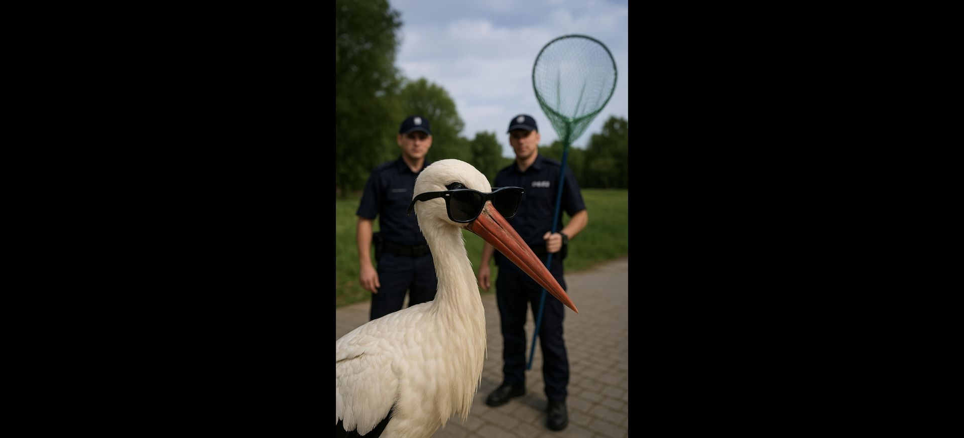Bocian celebryta z Ostrowa został zatrzymany przez policję w innym mieście