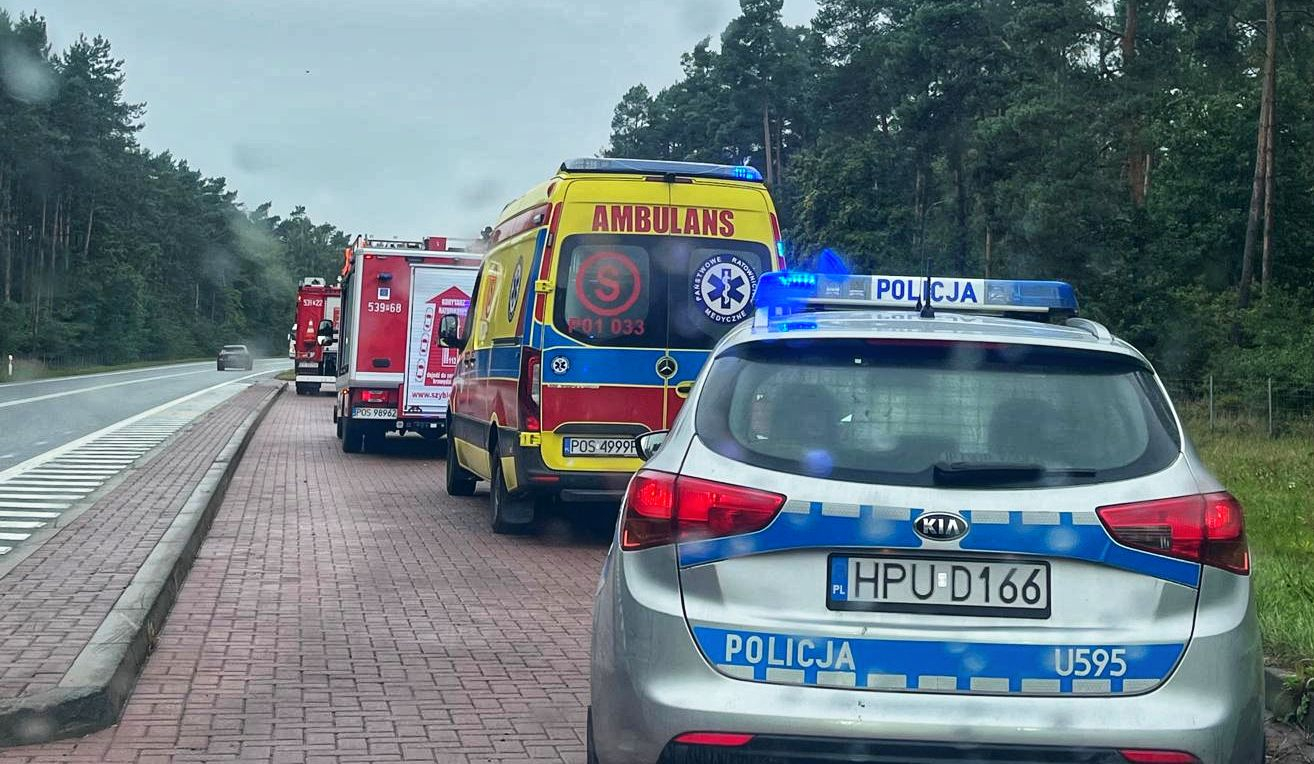 Nie żyje kierowca, który zjechał na pobocze