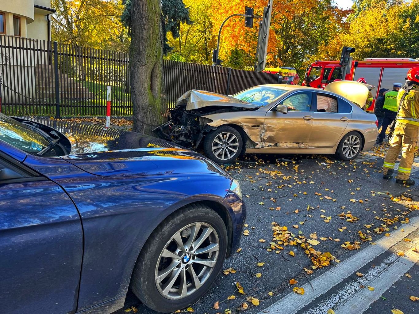 Audi leciał na wprost, a Oplem zrobił to (ZDJĘCIA)