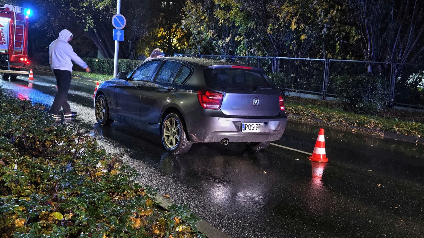 Młody kierowca BMW potrącił na przejściu (ZDJĘCIA)