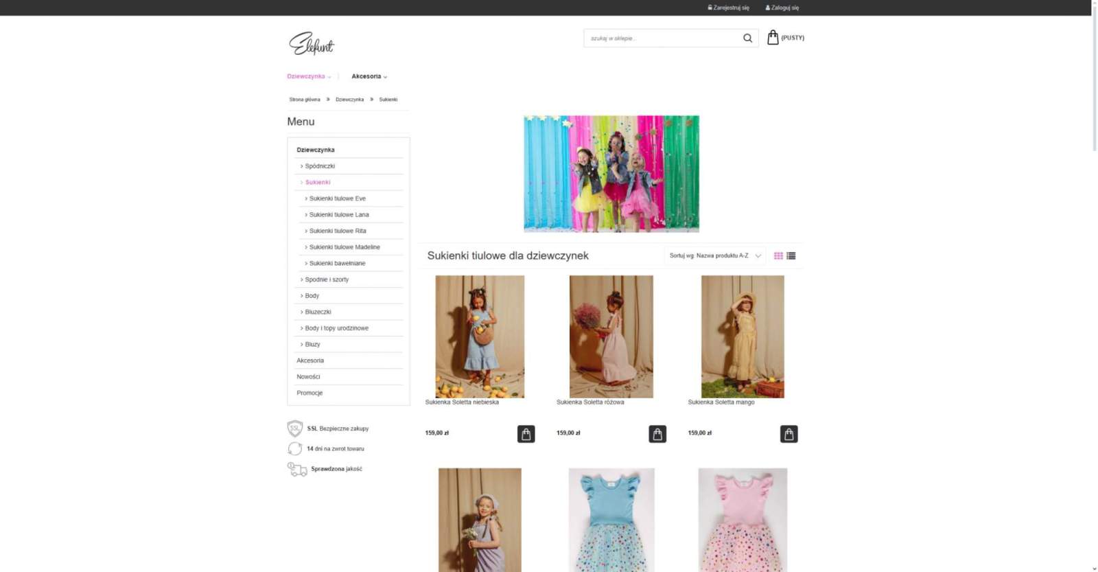 Jak dobrać sukienkę tiulową dla dziewczynki?