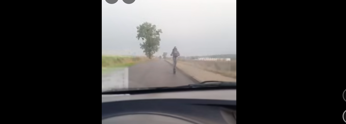 Pędziła na hulajnodze. Lawina komentarzy pod nagraniem