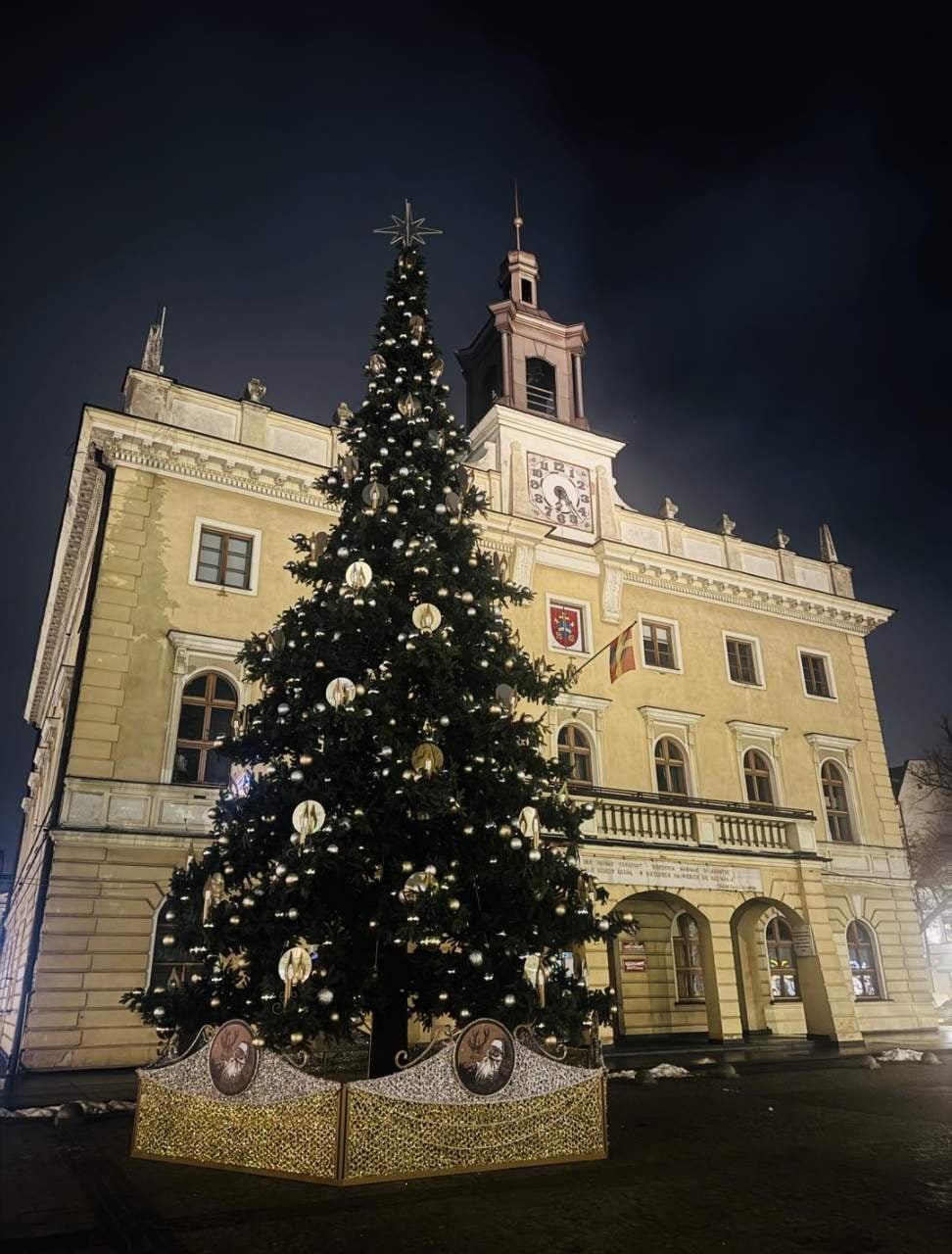 Nowa choinka na ostrowskim Rynku