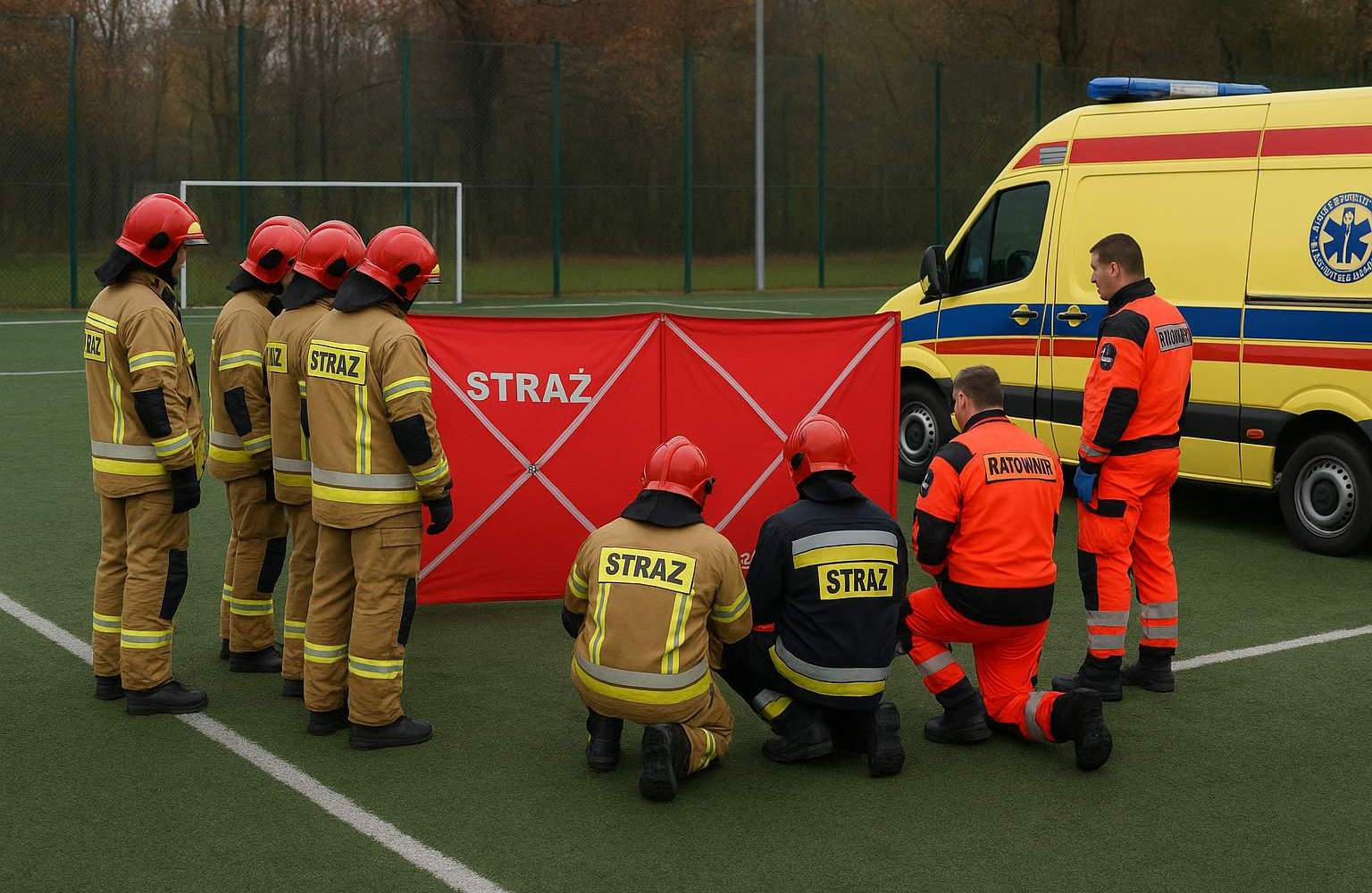 Nastolatek reanimowany na boisku
