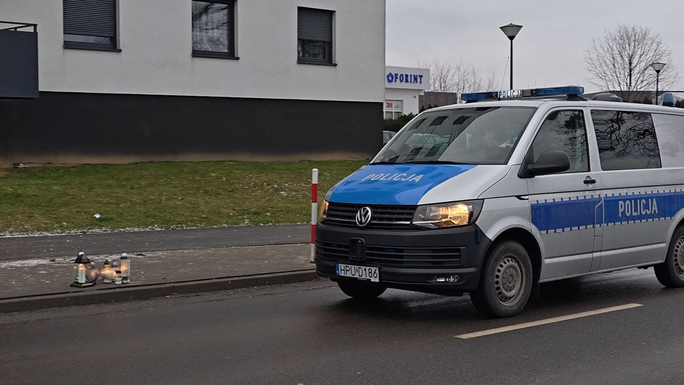 WOŚP Ostrów Wlkp. żegna ofiarę wypadku z ul. Wysockiej