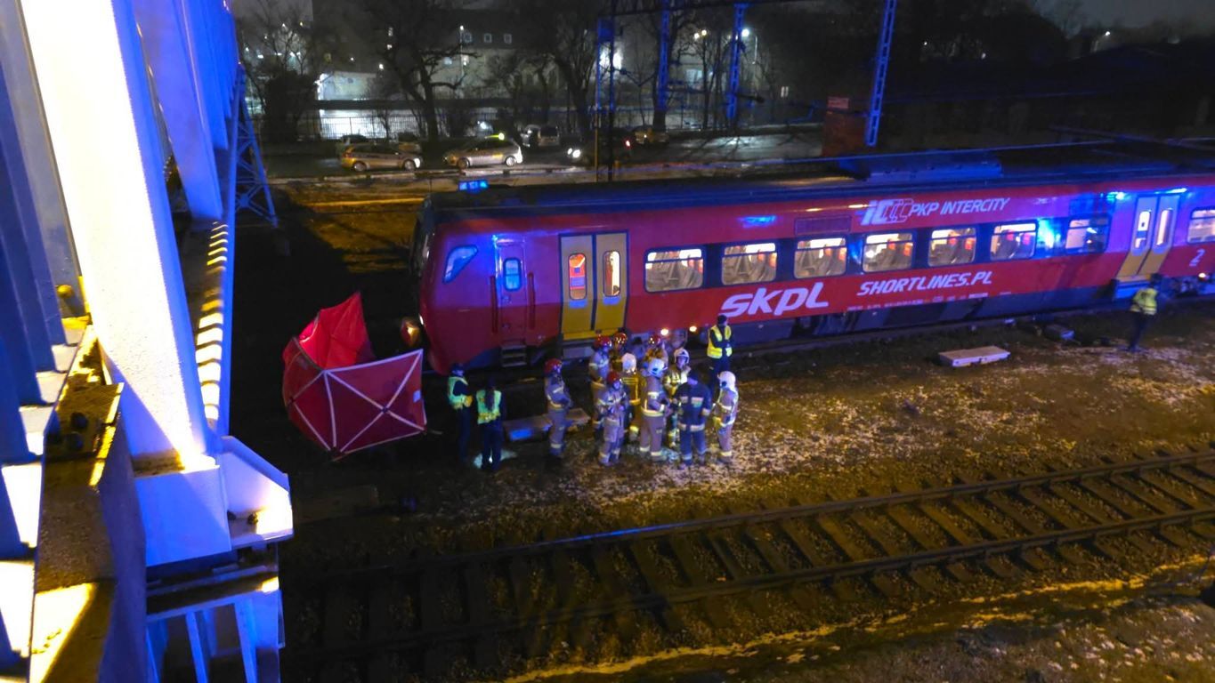 Tragiczne potrącenie przez pociąg