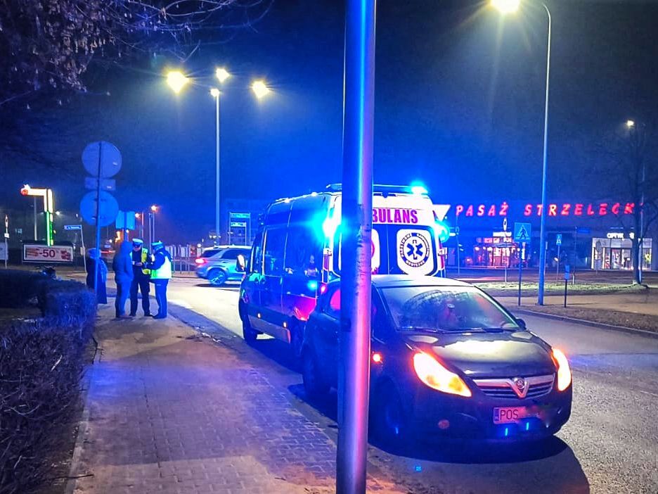 Potrącenie przy Rondzie Kozi Borek (ZDJĘCIA)